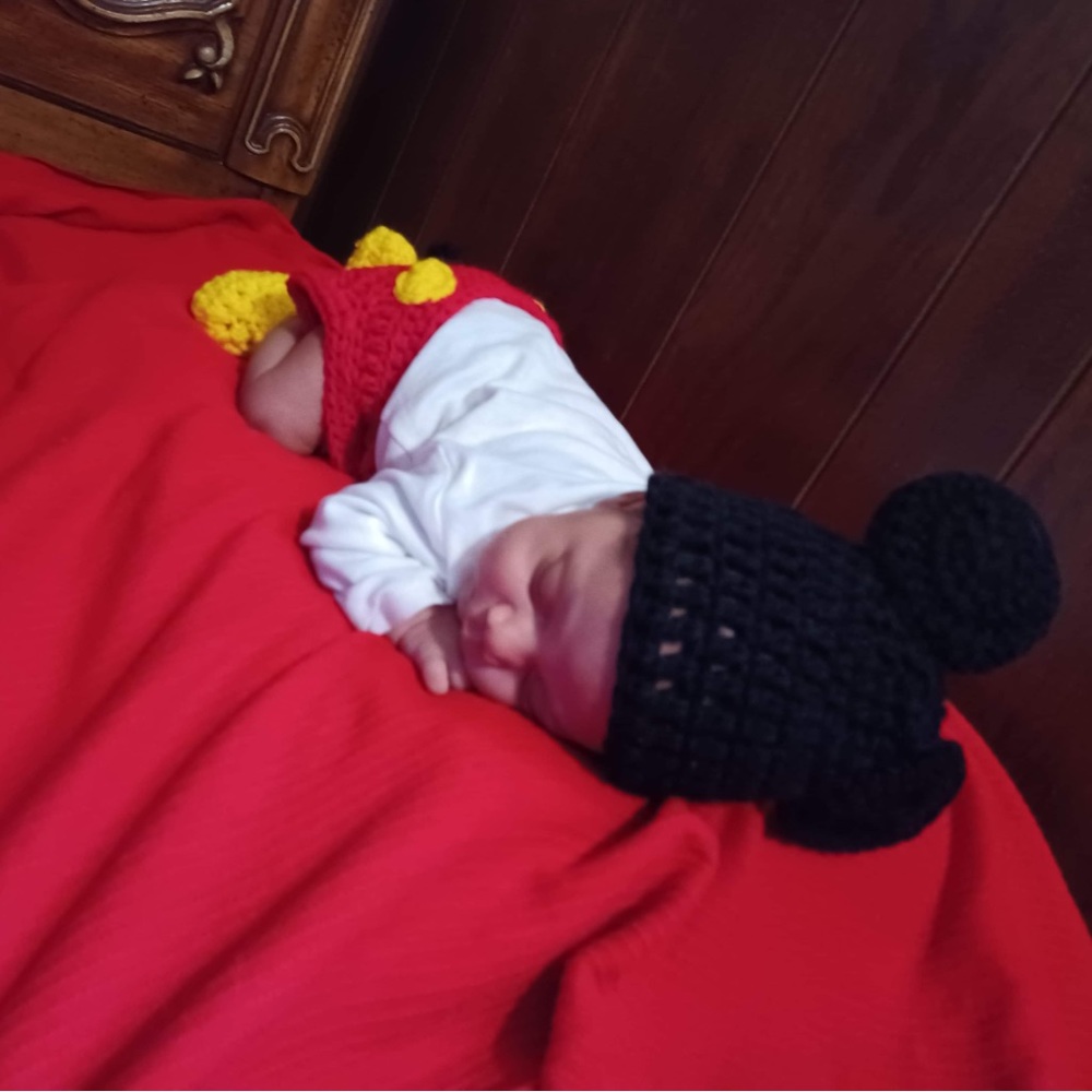 Crochet mouse outfit any size or color you like